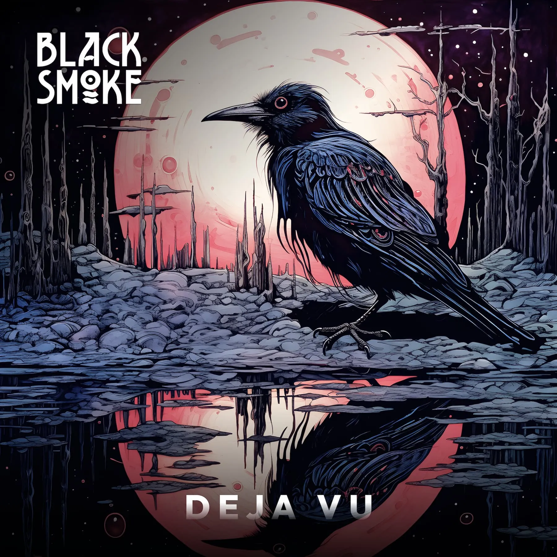 Arte de tapa del primer disco de Black Smoke