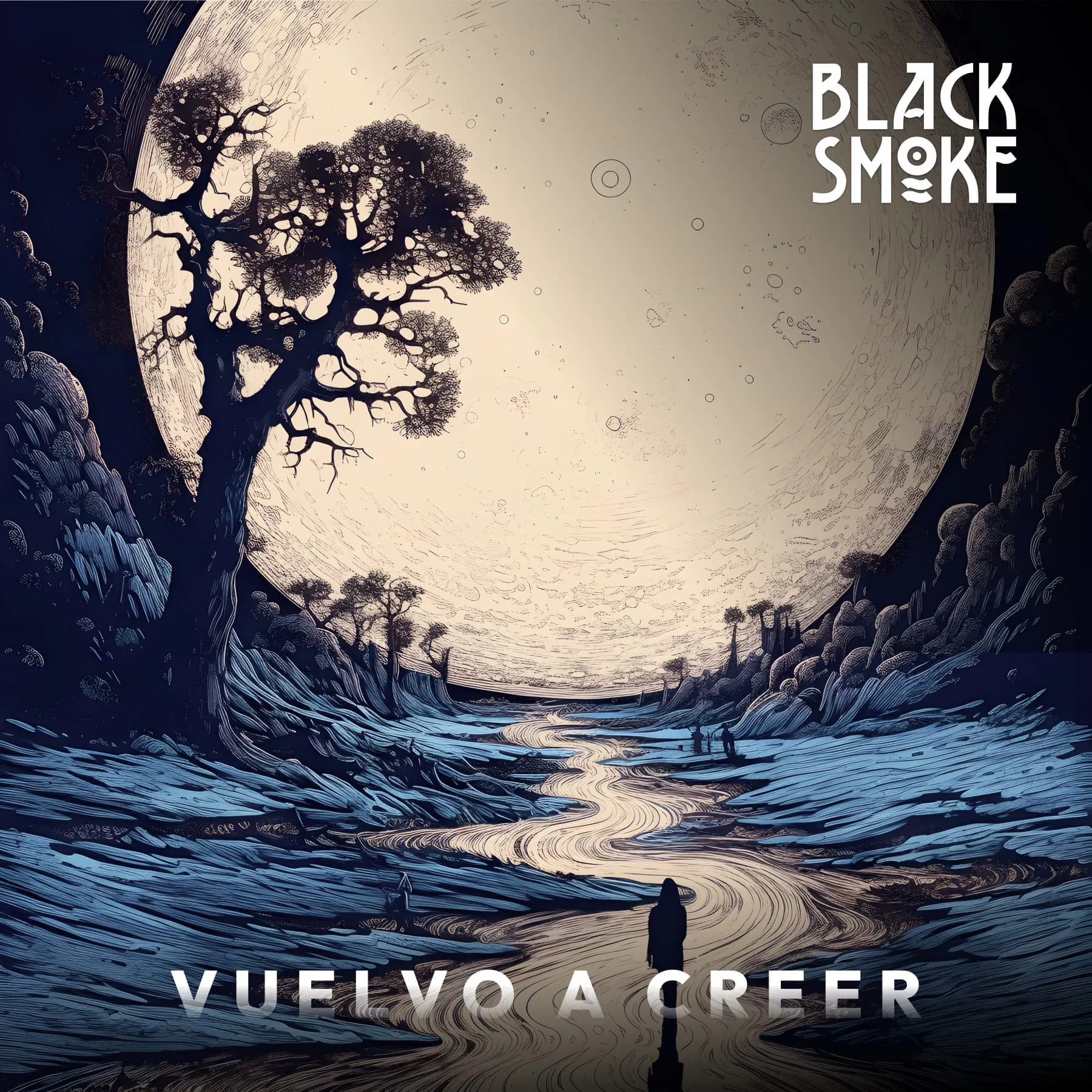 Arte de tapa del primer disco de Black Smoke